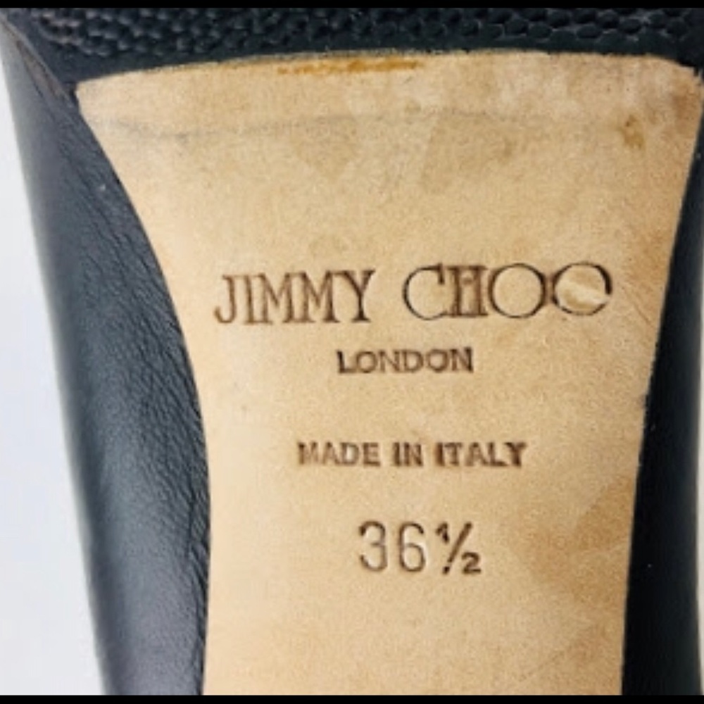 Jimmy Choo Amika Studded Toe Pumps - Picture 8 of 8